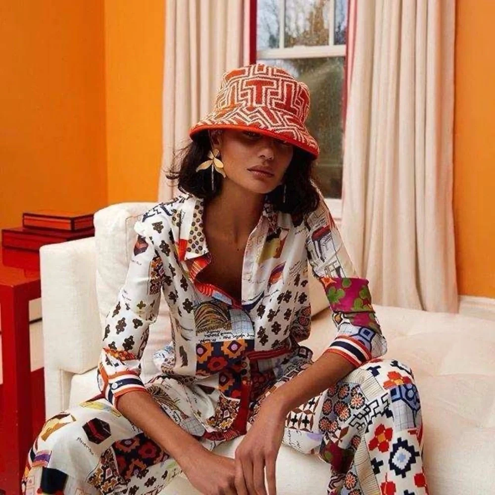 NWT Tory Burch Sienna Printed Silk Shirt Blouse